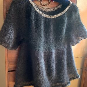 Light Mohair / Silk hand knitted On of the Kind !!Redused